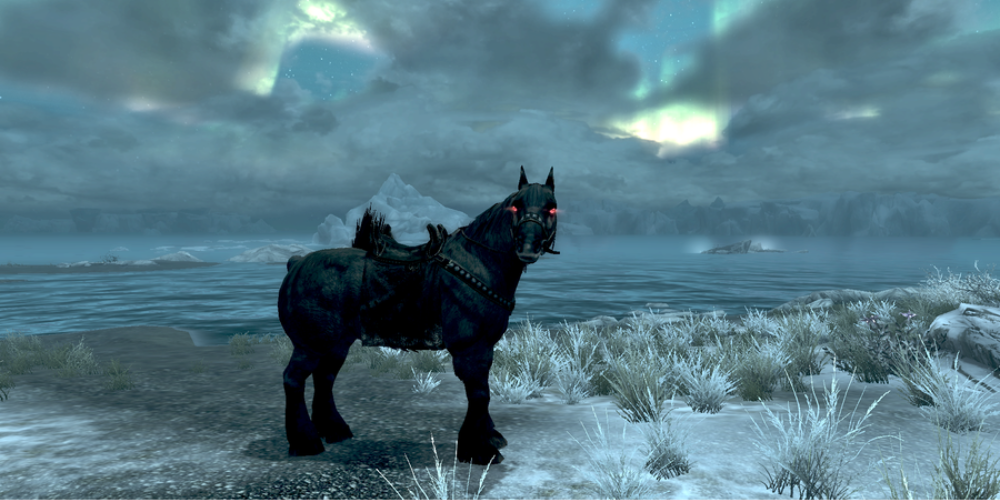 Summoning a Horse with the Dawnguard DLC